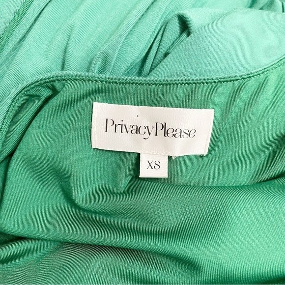 Privacy Please Revolve Jessa Mini Dress Clover Green Short Sleeve Womens Size XS - Picture 8 of 12